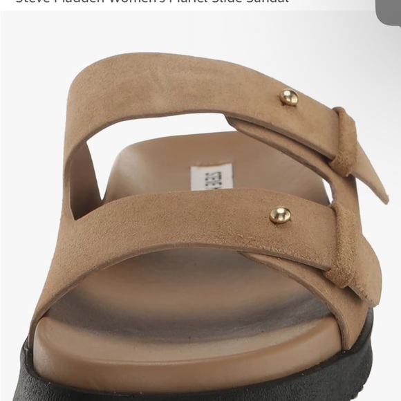 Tan Slide Sandals - Picture 5 of 7